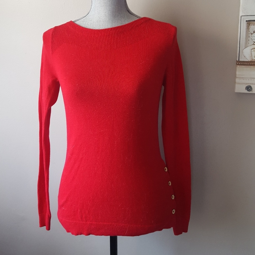 Ann Taylor Light Red Sweater